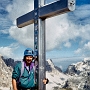 Me, on the top of the Toblinger Knoten, Sexten Dolomites.